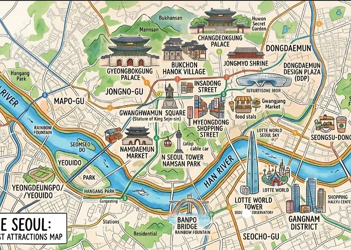 Seocho,gangnam,garosu-gil,coex,family Accommodation,itaewon 20 Minutes